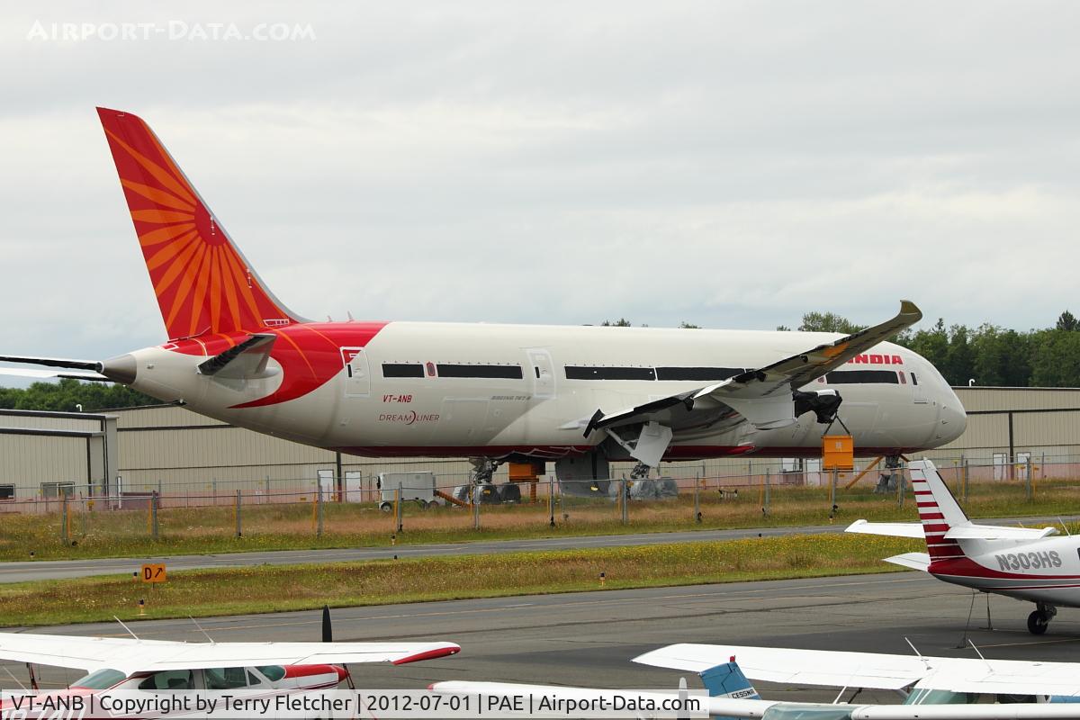 VT-ANB, 2011 Boeing 787-8 Dreamliner C/N 36274, 2011 Boeing 787-837, c/n: 36274 awaiting delivery at Paine Field