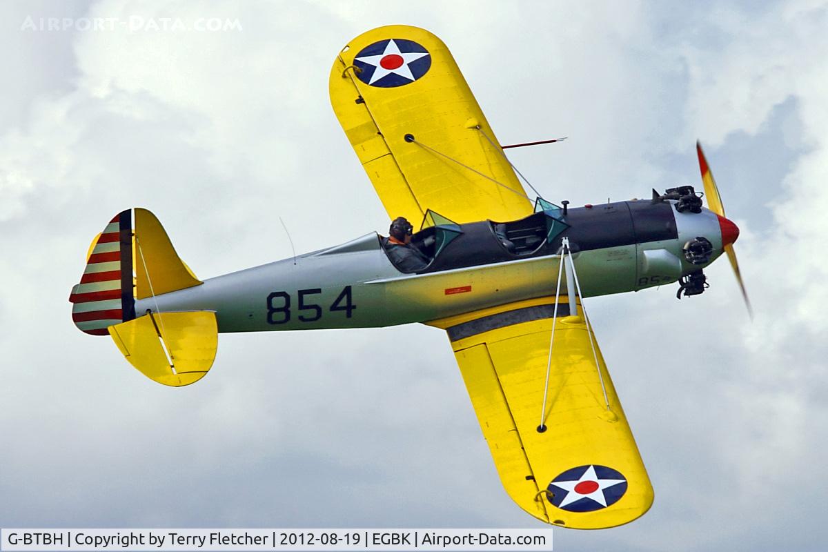 G-BTBH, 1942 Ryan PT-22 Recruit (ST3KR) C/N 2063, 1942 Ryan ST3KR, c/n: 2063 displaying at 2012 Sywell Airshow