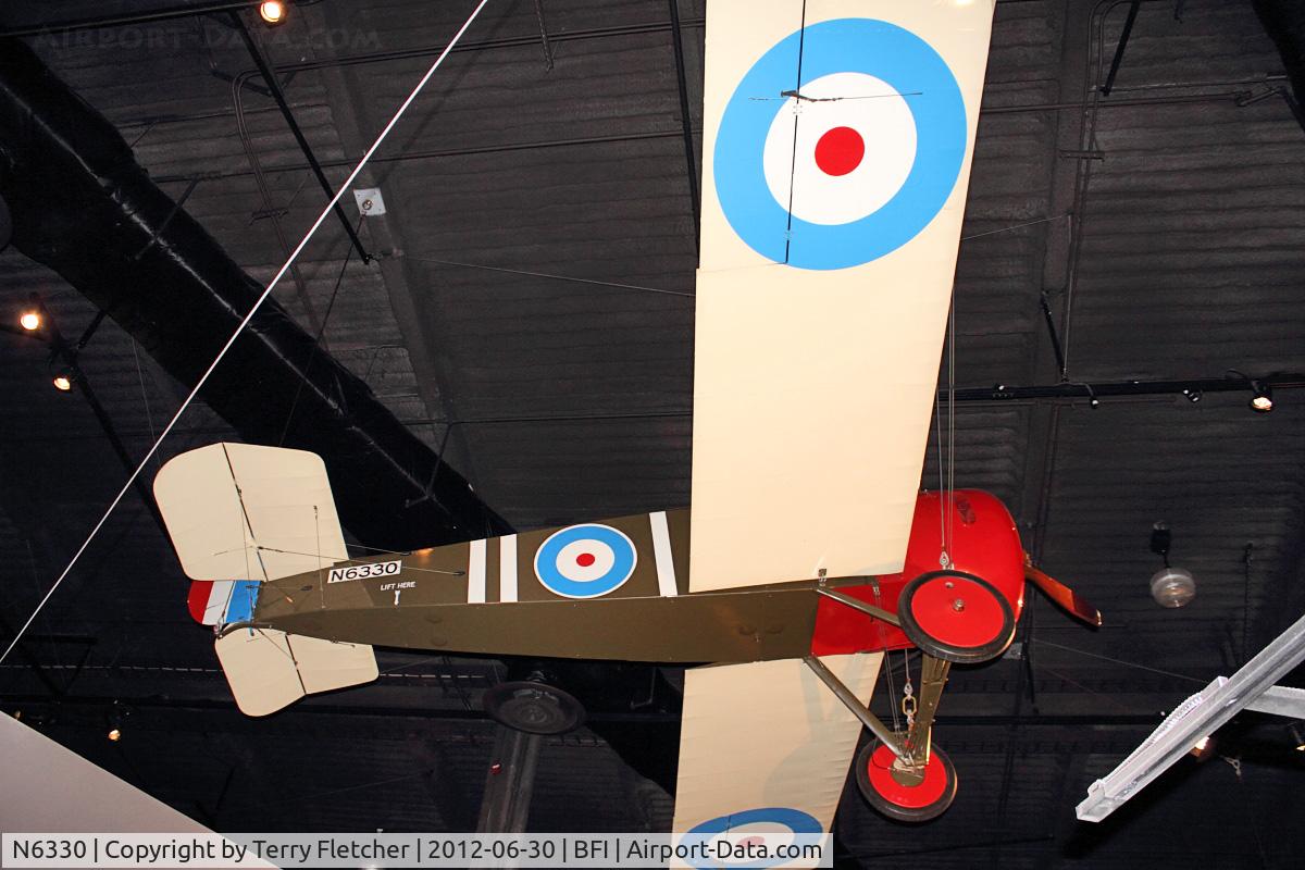 N6330, 1981 Sopwith F.1 Camel Replica C/N AA-105, 1981 Appleby James S SOPWITH CAMEL F1, c/n: AA-105 in Seattle Museum of Flight