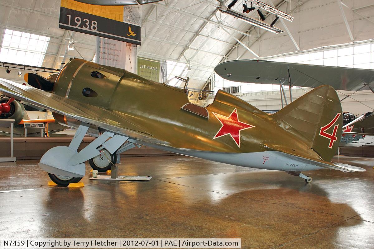 N7459, 1940 Polikarpov I-16 Type 24 C/N 2421014, 1940 Polikarpov I-16 TYPE 24, c/n: 2421014 with Paul Allens Warbirds