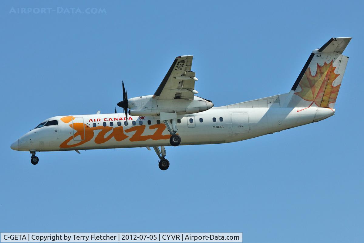 C-GETA, 1989 De Havilland Canada DHC-8-301 Dash 8 C/N 186, 1989 De Havilland Canada DHC-8-301, c/n: 186