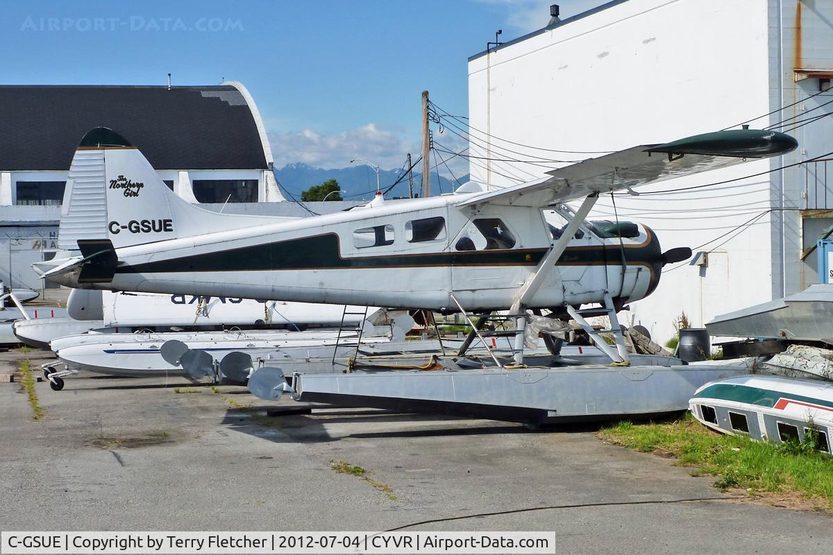 C-GSUE, 1958 De Havilland Canada U-6A Beaver C/N 1199, 1958 Dehavilland DHC-2 MK. I, c/n: 1199 ex USAF 57-2560