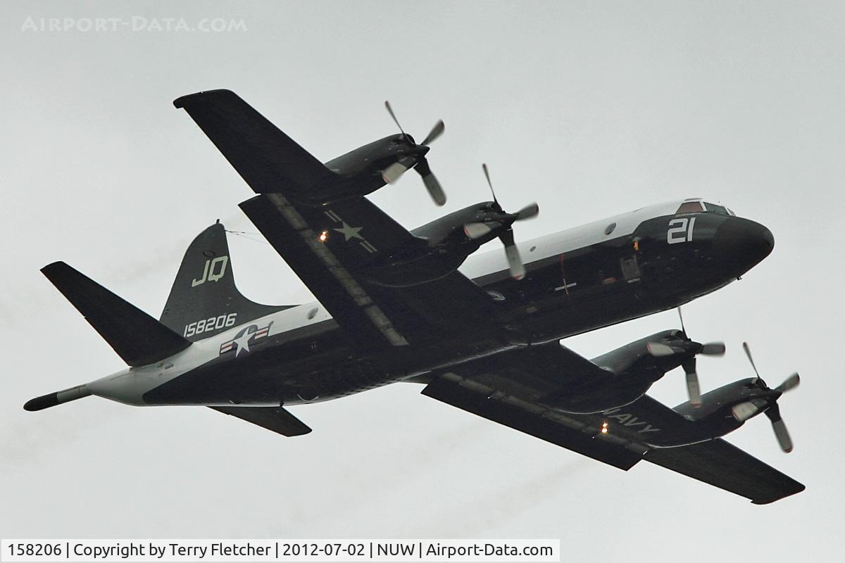 158206, 1971 Lockheed P-3C Orion C/N 285A-5550, 1971 Lockheed P-3C Orion, c/n: 185-5550 doing circuits at Whidbey Island NAs