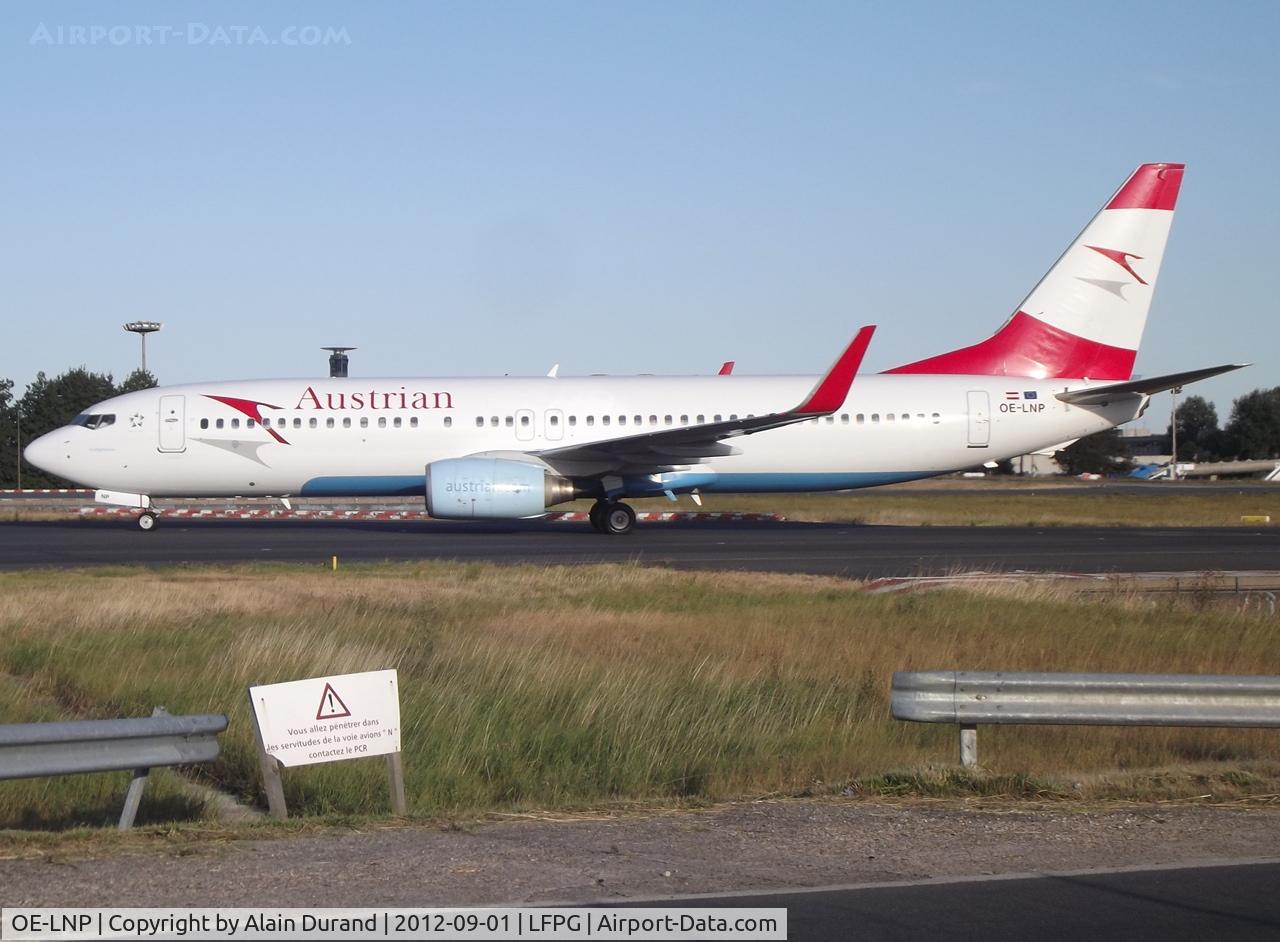 OE-LNP, 2002 Boeing 737-8Z9 C/N 30420, C/N 1100 was inherited from Lauda Air and was once named after late George Harrisson, one of the Beatles Fab Four.