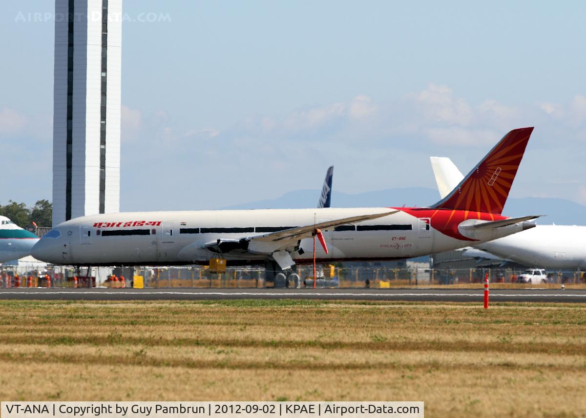 VT-ANA, 2011 Boeing 787-8 Dreamliner C/N 36273, Apparently this is Air India's first Boeing 787-8 Dreamliner in it's final production stage at Boeing's plant @ Payne Field.