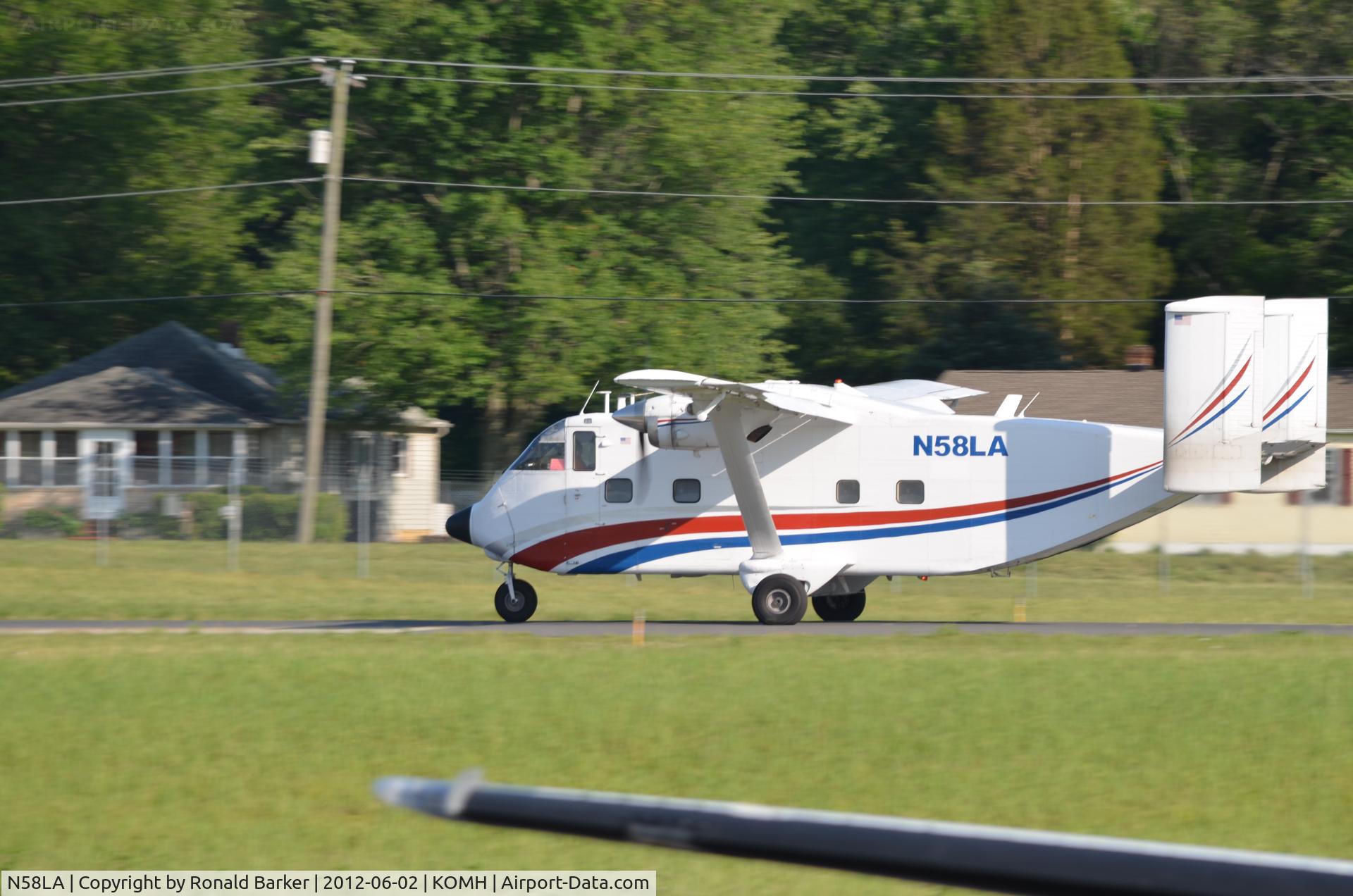 N58LA, 1982 Short SC-7 Skyvan 3A-100 C/N SH1979, Orange