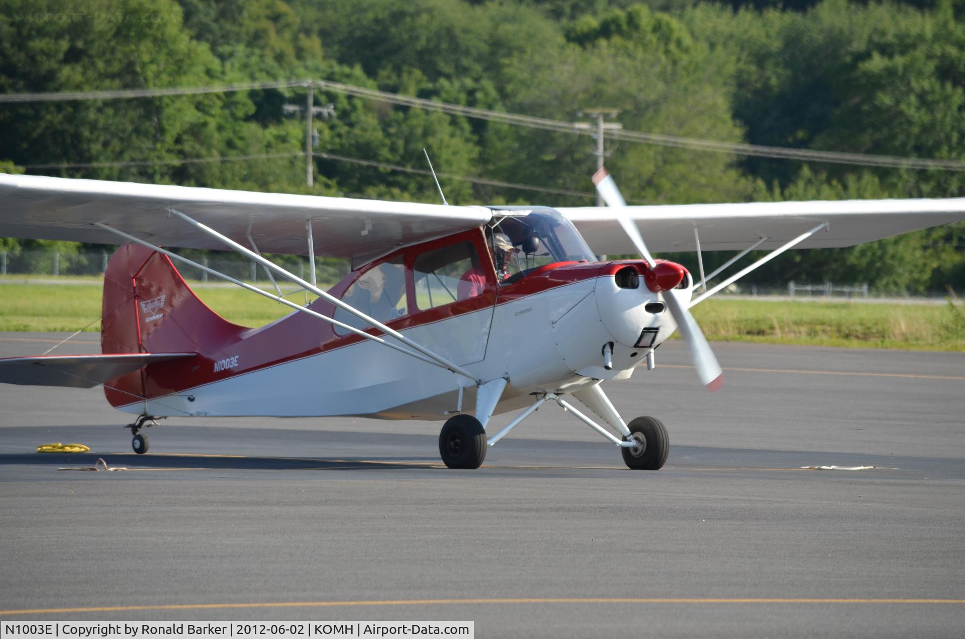 N1003E, 1946 Aeronca 7AC Champion C/N 7AC-4553, Taxi Orange