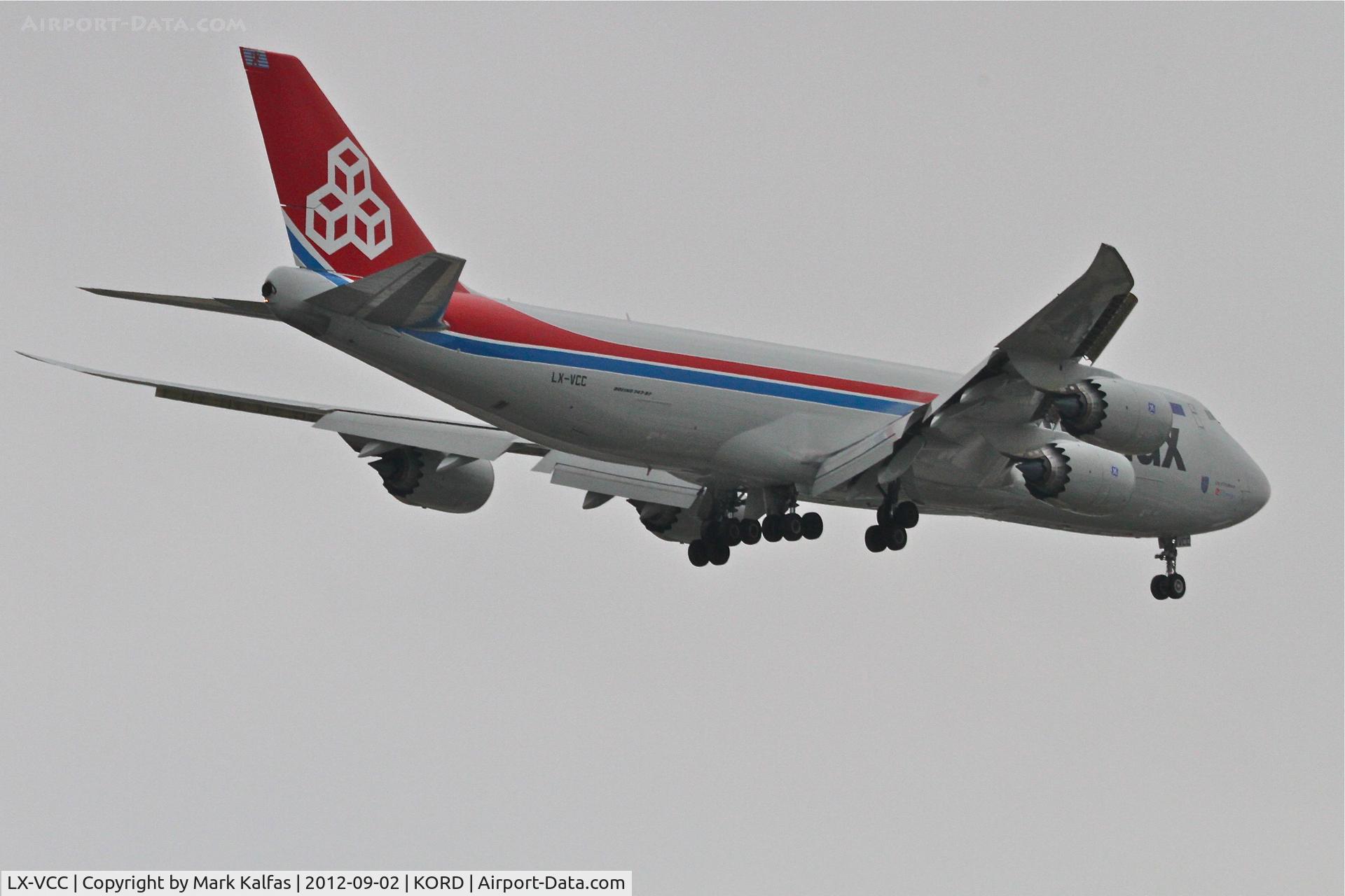 LX-VCC, 2010 Boeing 747-8R7F C/N 35807, Cargolux Boeing 747-8R7F, CLX658 arriving from Anchorage Int'l/PANC, RWY 10 approach KLAX.