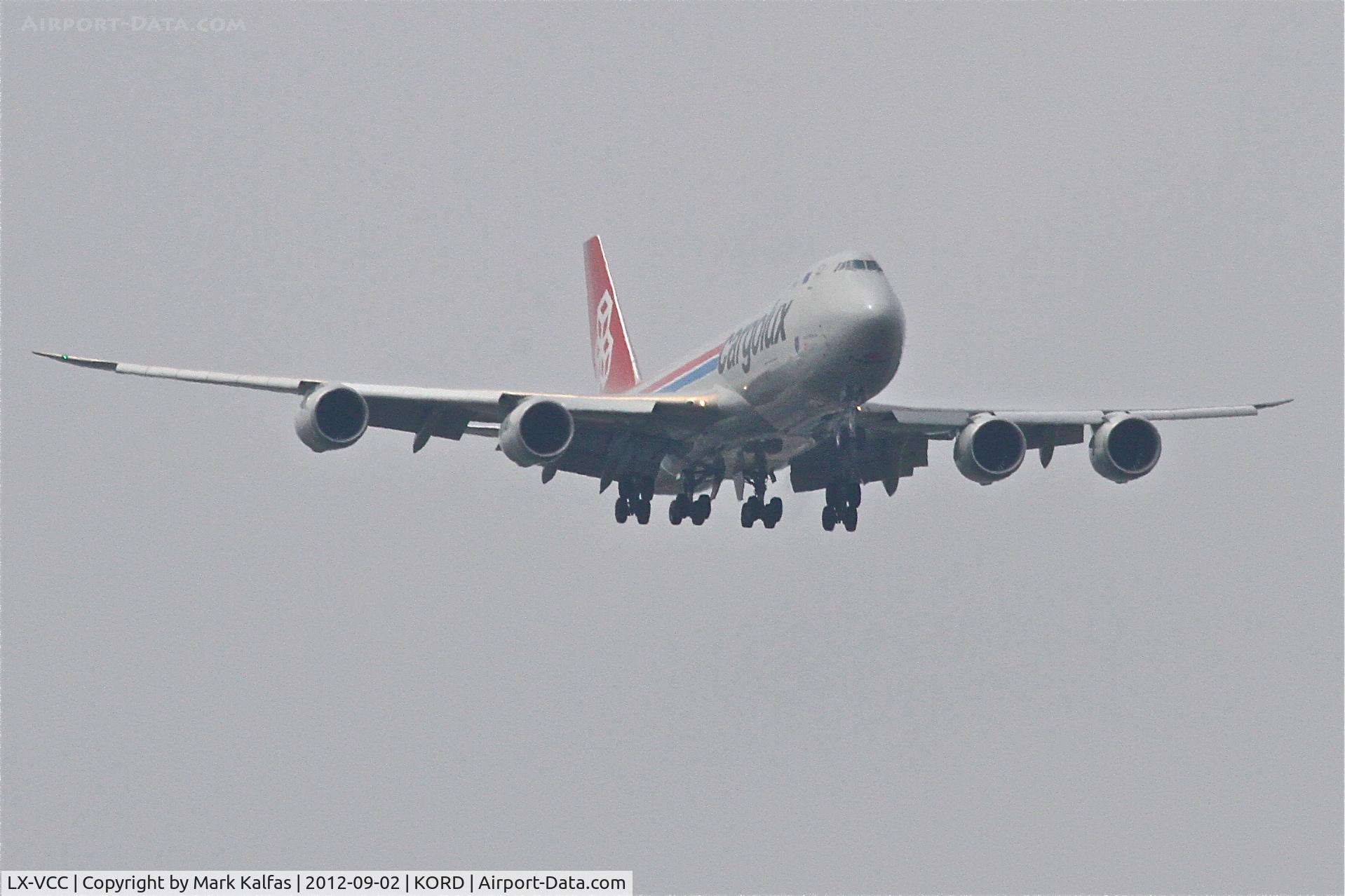 LX-VCC, 2010 Boeing 747-8R7F C/N 35807, Cargolux Boeing 747-8R7F, CLX658 arriving from Anchorage Int'l/PANC, RWY 10 approach KLAX.