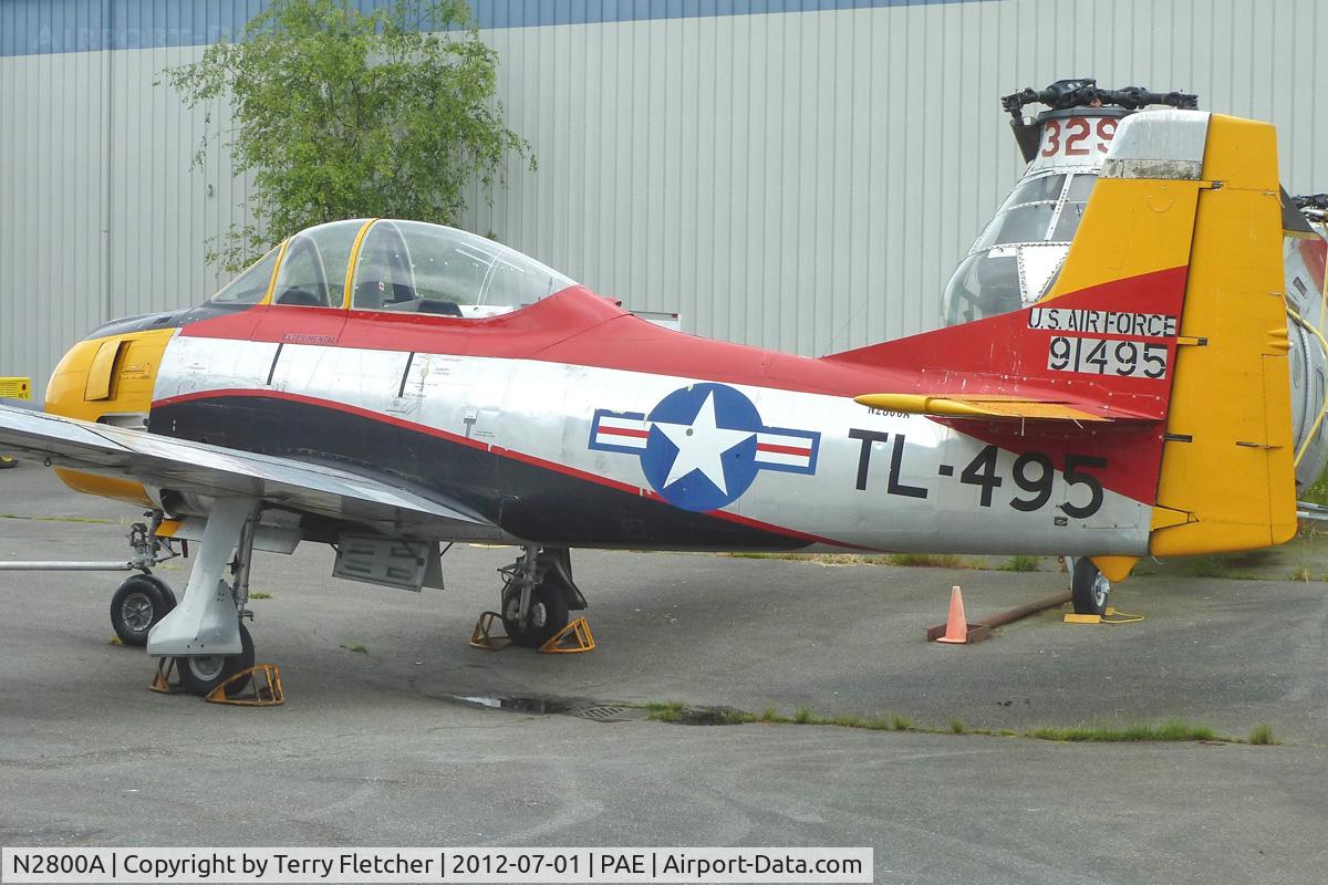 N2800A, 1949 North American T-28A Trojan C/N 49-1495, 1949 North American T-28A, c/n: 49-1495