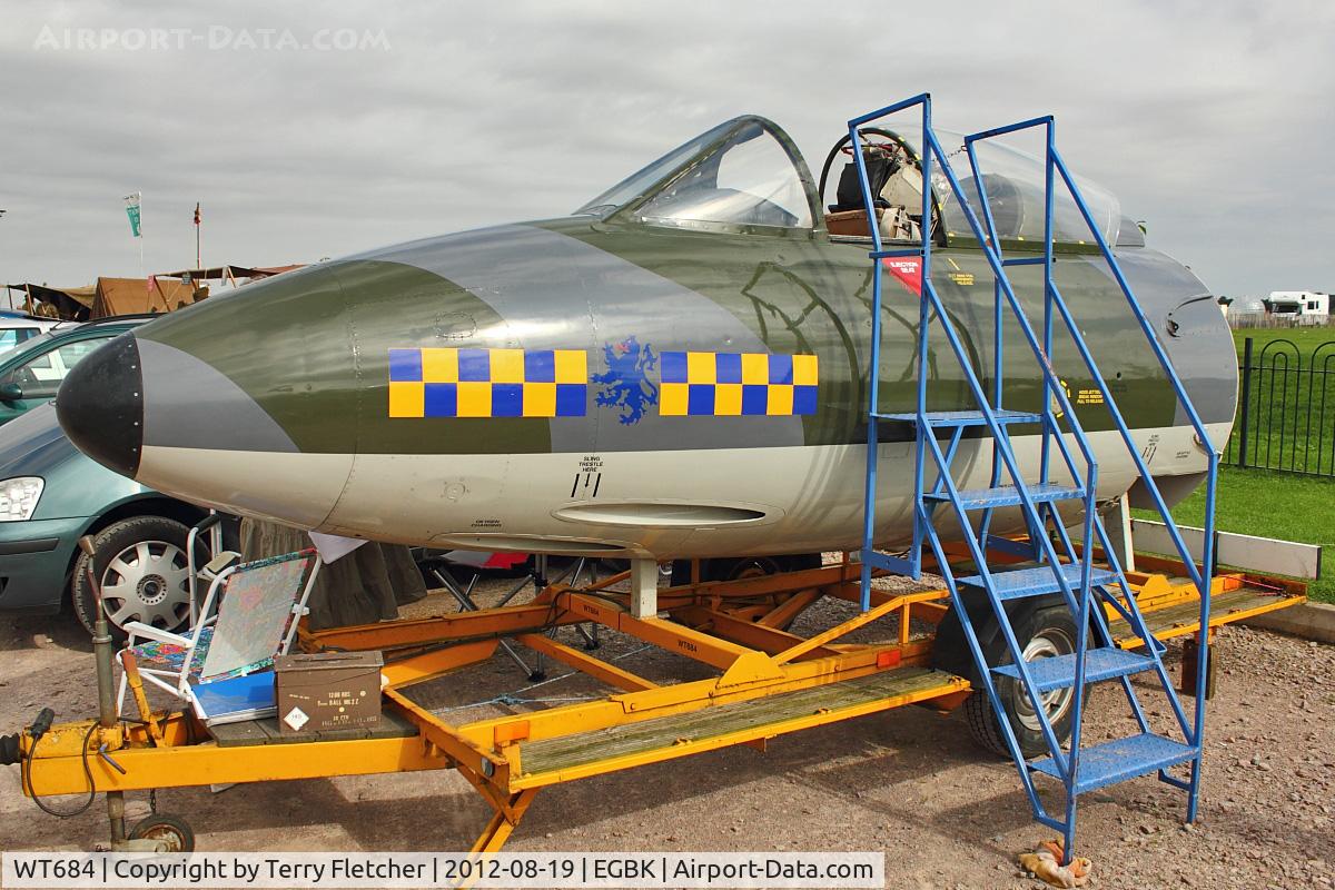 WT684, 1954 Hawker Hunter F.1 C/N 41H-665501, Hawker Hunter F.1, c/n: 41H-665501 at 2012 Sywell Airshow