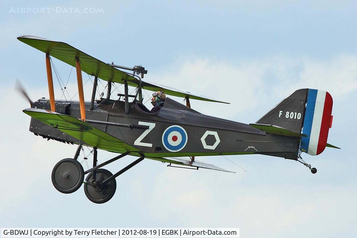 G-BDWJ, 1978 Royal Aircraft Factory SE-5A Replica C/N PFA 020-10034, 1978 Beach Ml REPLICA SE5A, c/n: PFA 020-10034