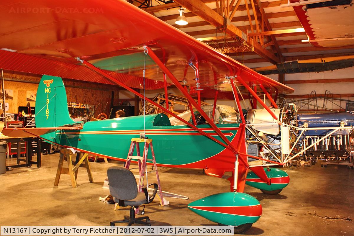 N13167, 1933 Fairchild 22 C7B C/N 1506, 1933 Fairchild 22 C7B, c/n: 1506 - restoration almost complete