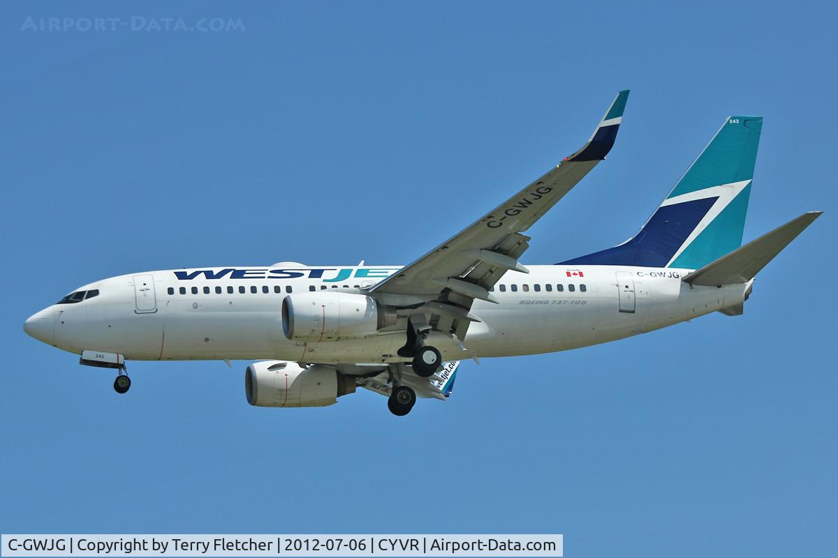 C-GWJG, 2007 Boeing 737-7CT C/N 35504, 2007 Boeing 737-7CT, c/n: 35504