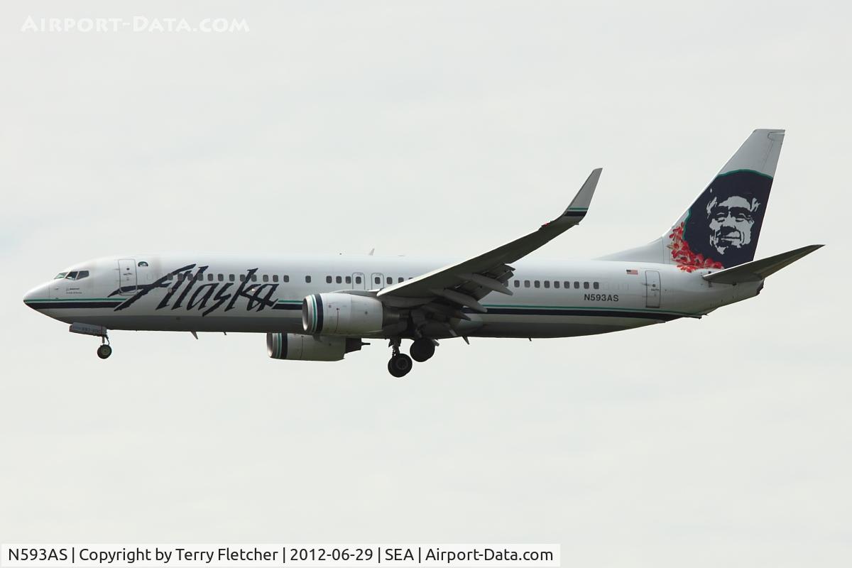 N593AS, 2008 Boeing 737-890 C/N 35107, 2008 Boeing 737-890, c/n: 35107