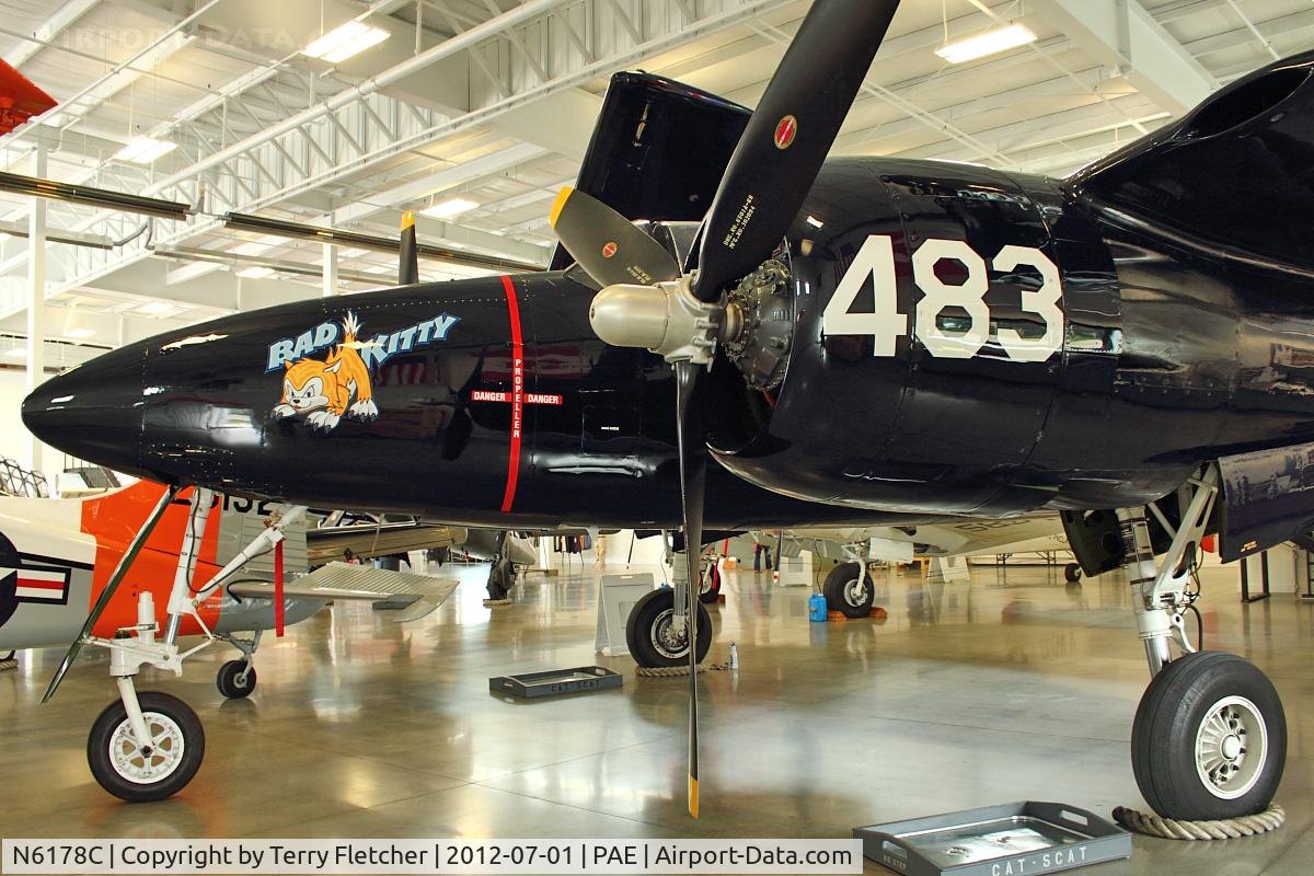 N6178C, Grumman F7F-3 Tigercat C/N C.225, N6178C (Bad Kitty), Grumman F7F-3, c/n: 80483