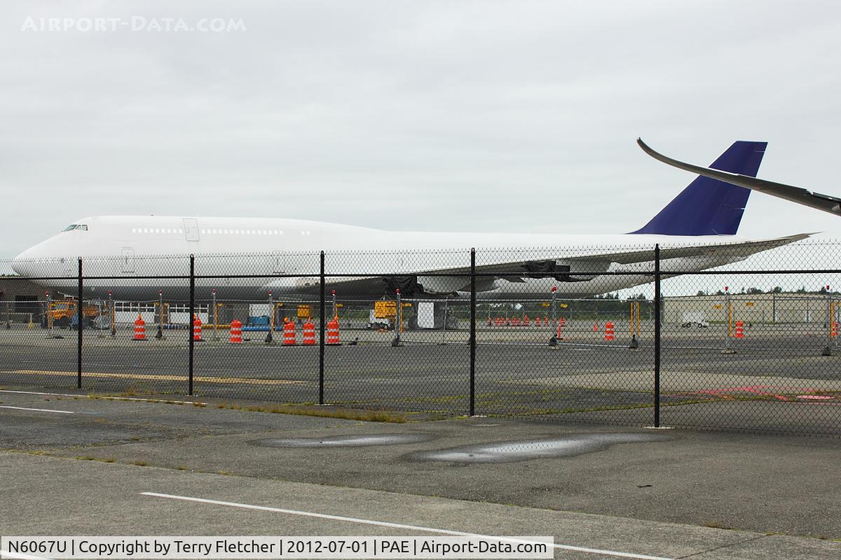 N6067U, 2011 Boeing 747-830 C/N 37826, 2011 Boeing 747-830, c/n: 37826 at Paine Field