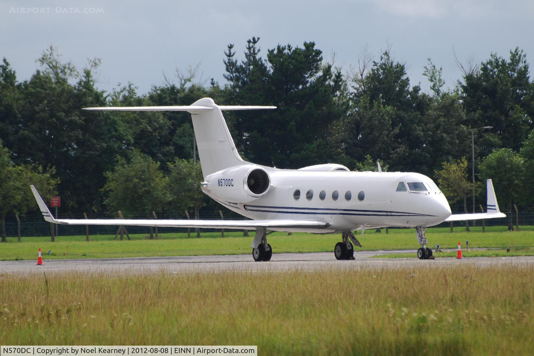 N570DC, 1992 Gulfstream Aerospace G-IV C/N 1185, Photographed parked at Shannon Airport.