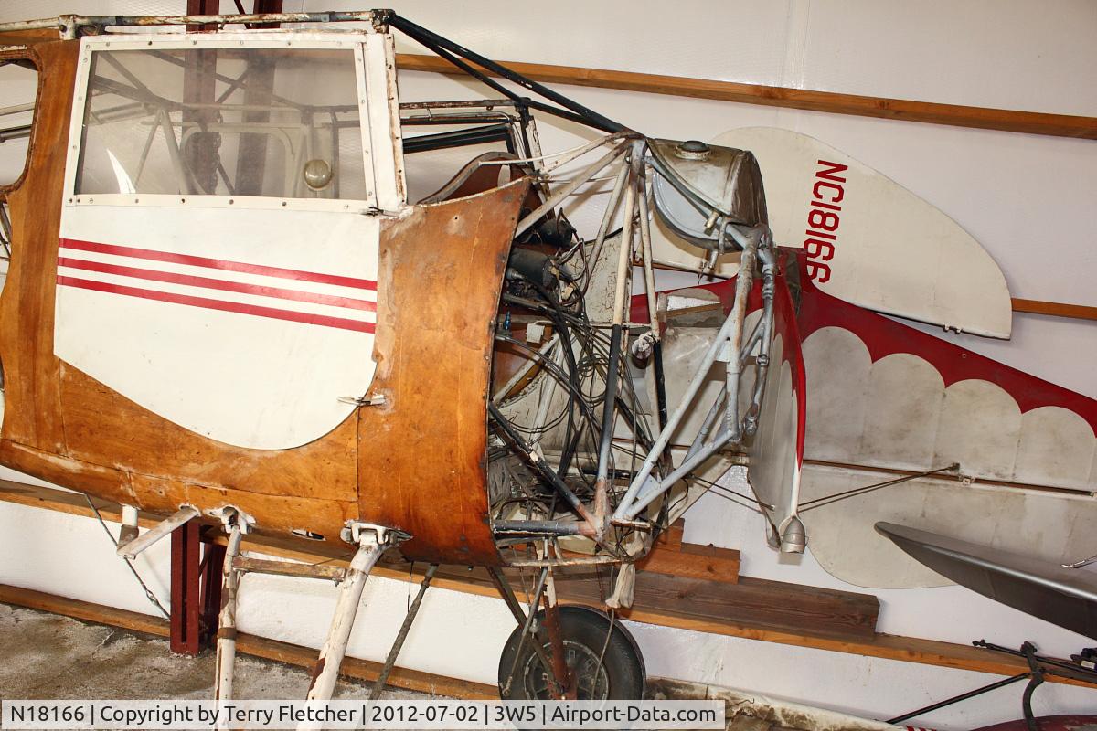 N18166, 1940 Monocoupe 90A C/N 791, 1940 Monocoupe 90A, c/n: 791 at Concrete WA