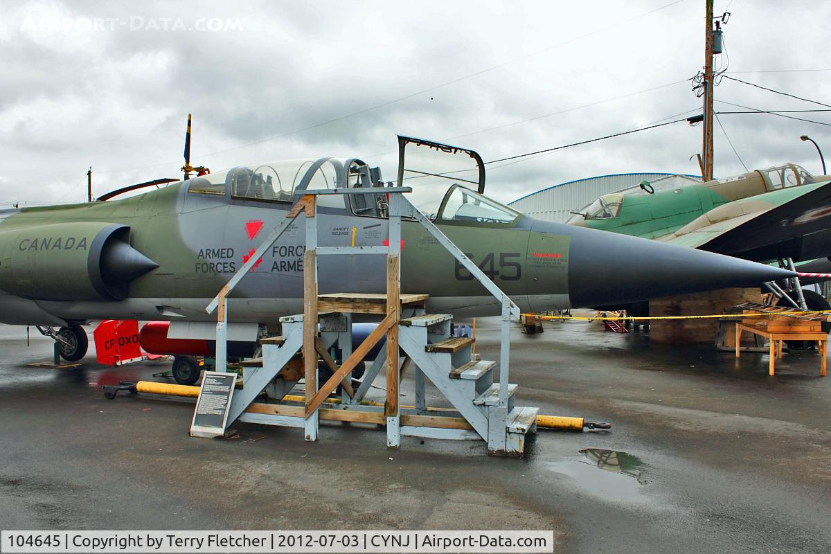 104645, Lockheed CF-104D Starfighter C/N 583A-5315, Lockheed CF-104D Starfighter, c/n: 583A-5315 in Museum at Langley BC