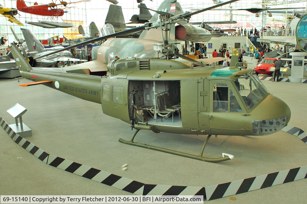 69-15140, 1969 Bell UH-1H-BF Iroquois C/N 11428, 1969 Bell UH-1H-BF, c/n: 11428 at Seattle Museum of Flight