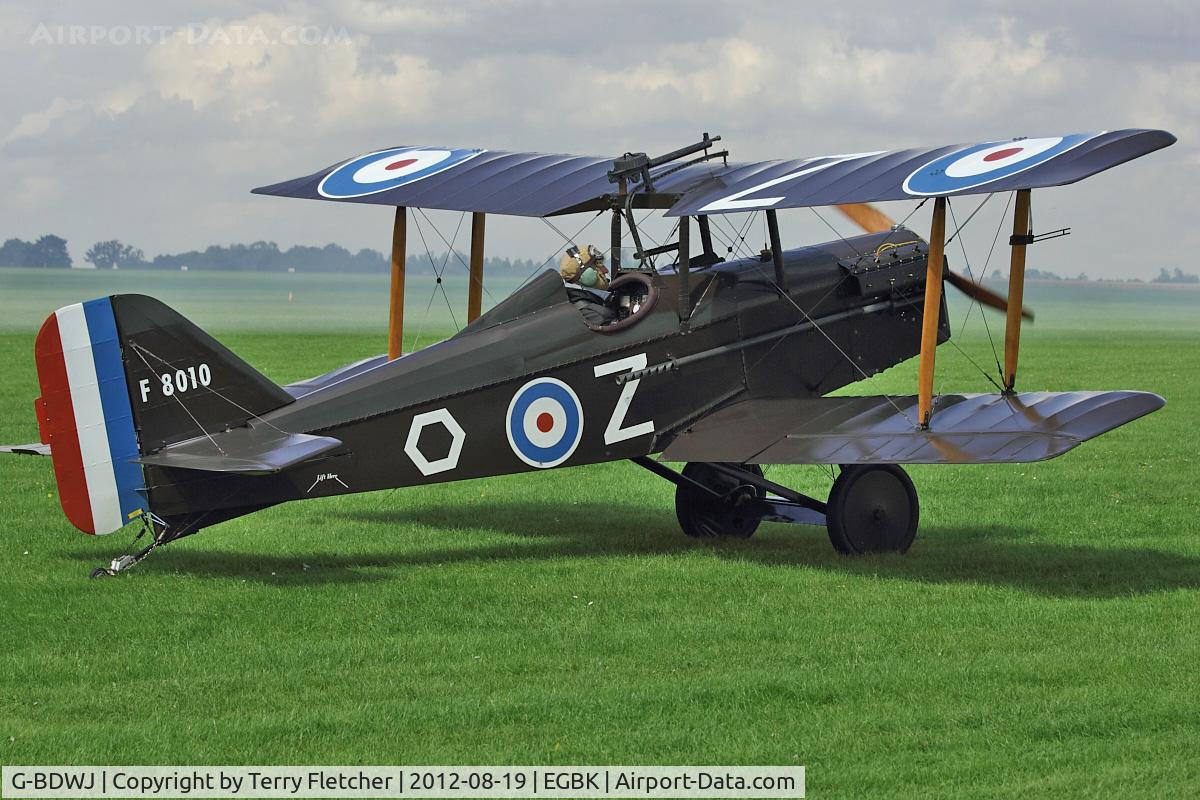 G-BDWJ, 1978 Royal Aircraft Factory SE-5A Replica C/N PFA 020-10034, 1978 Beach Ml REPLICA SE5A, c/n: PFA 020-10034