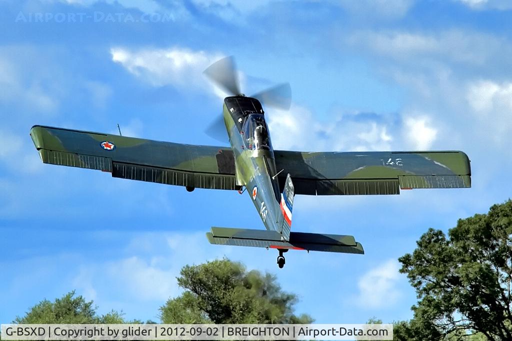 G-BSXD, 1977 Soko P-2 Kraguj C/N 030, Impressive slow speed climb out to start his display