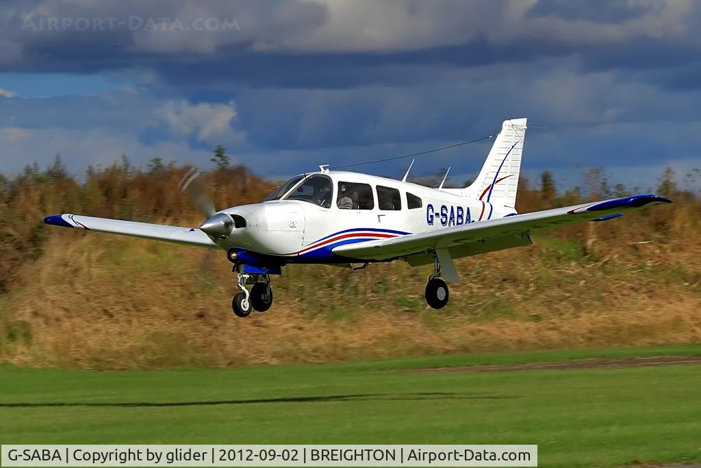 G-SABA, 1977 Piper PA-28R-201T Cherokee Arrow III C/N 28R-7703268, Visitor