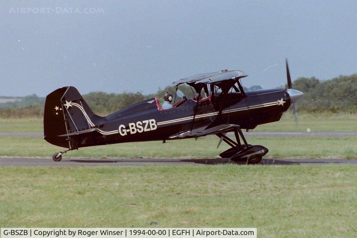 G-BSZB, 1981 Stolp SA-300 Starduster Too C/N 545, Stolp Starduster Too based at Swansea Airport in the 1990's. Previously registered N5495M.