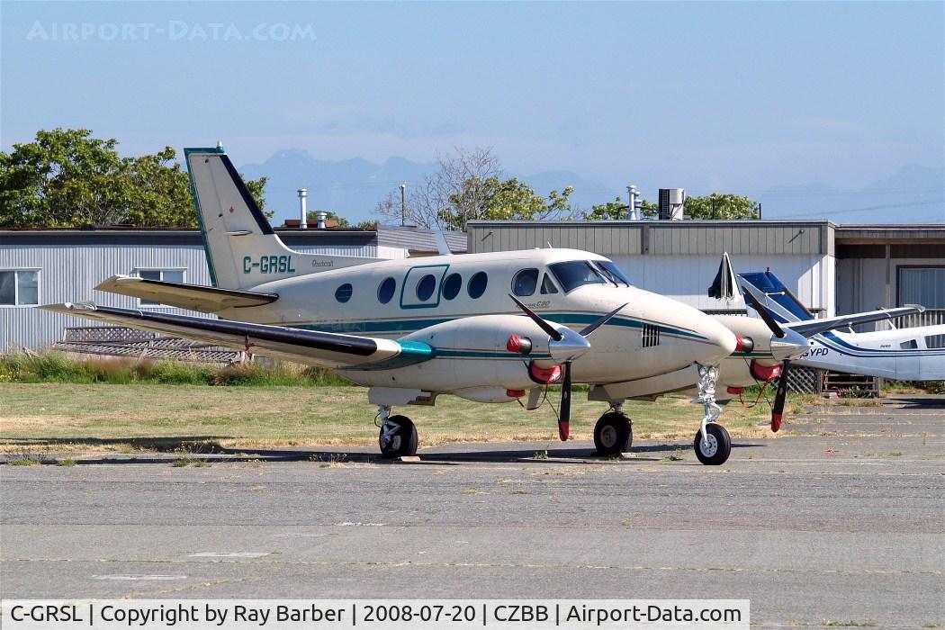 C-GRSL, 1974 Beech C90 King Air C/N LJ-609, Beech C90 King Air [LJ-609] Boundary Bay~C 20/07/2008