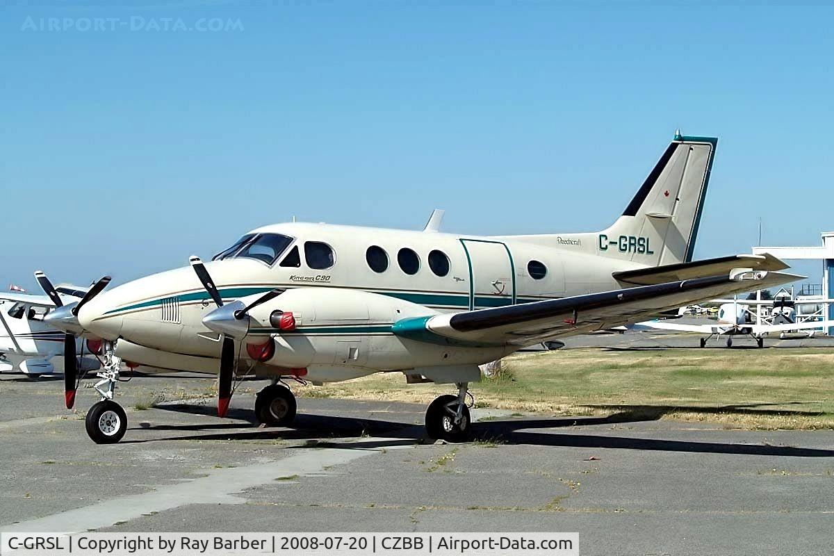 C-GRSL, 1974 Beech C90 King Air C/N LJ-609, Beech C90 King Air [LJ-609] Boundary Bay~C 20/07/2008