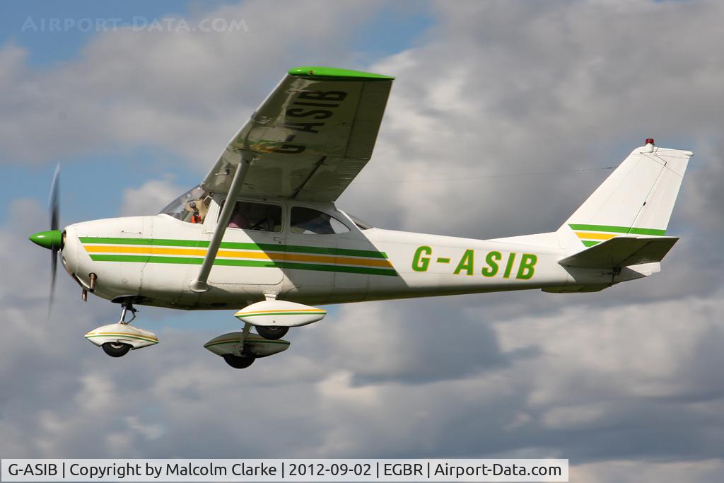 G-ASIB, 1963 Reims Cessna F172D C/N 0006, Reims F172D at The Real Aeroplane Club's Wings & Wheels weekend, Breighton Airfield, September 2012.