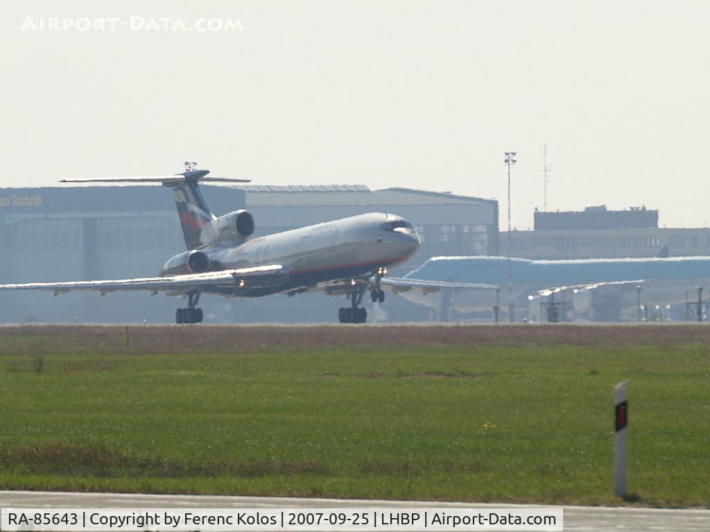 RA-85643, 1988 Tupolev Tu-154M C/N 88A779, Ferihegy