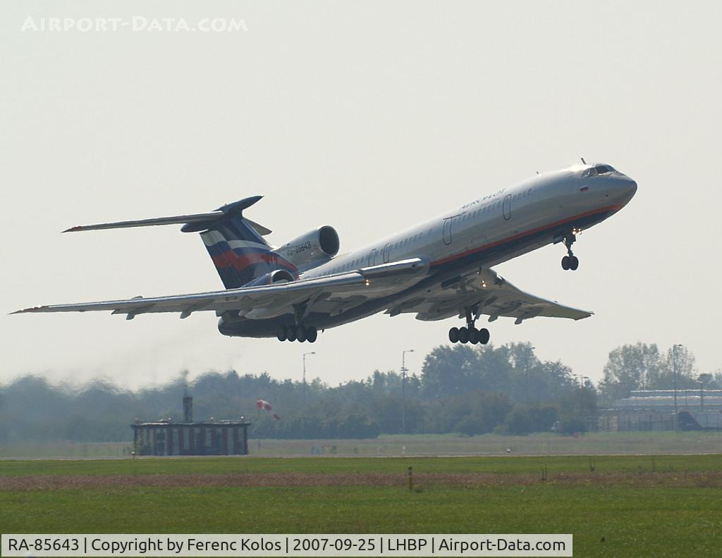 RA-85643, 1988 Tupolev Tu-154M C/N 88A779, Ferihegy
