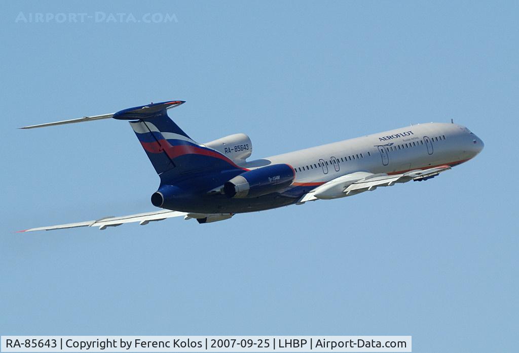 RA-85643, 1988 Tupolev Tu-154M C/N 88A779, Ferihegy