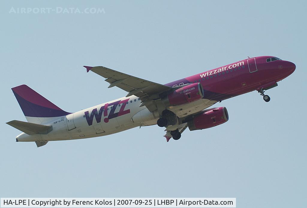 HA-LPE, 2002 Airbus A320-233 C/N 1892, Ferihegy