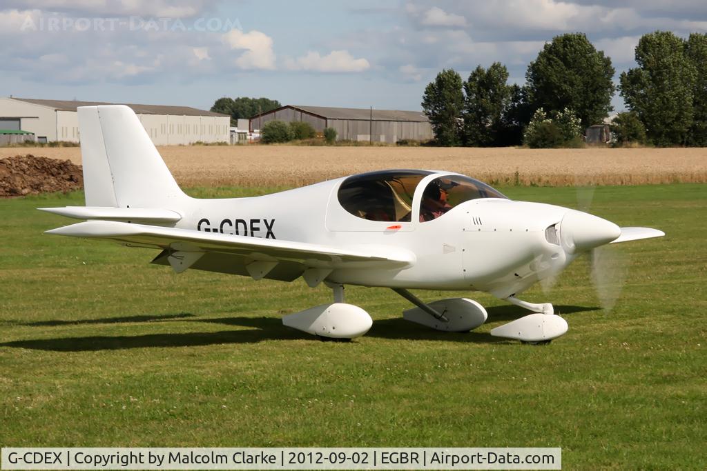 G-CDEX, 2004 Europa Tri Gear C/N PFA 247-12507, Europa at The Real Aeroplane Club's Wings & Wheels weekend, Breighton Airfield, September 2012.