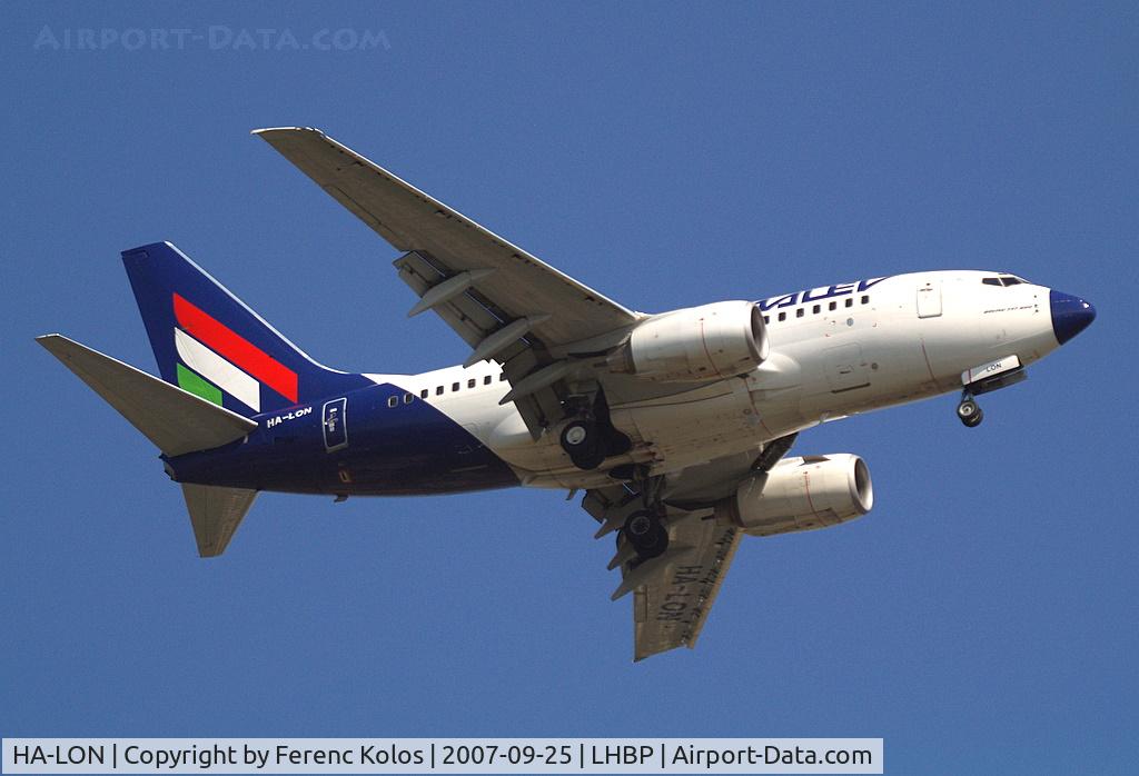 HA-LON, 2004 Boeing 737-6Q8 C/N 29353, Ferihegy