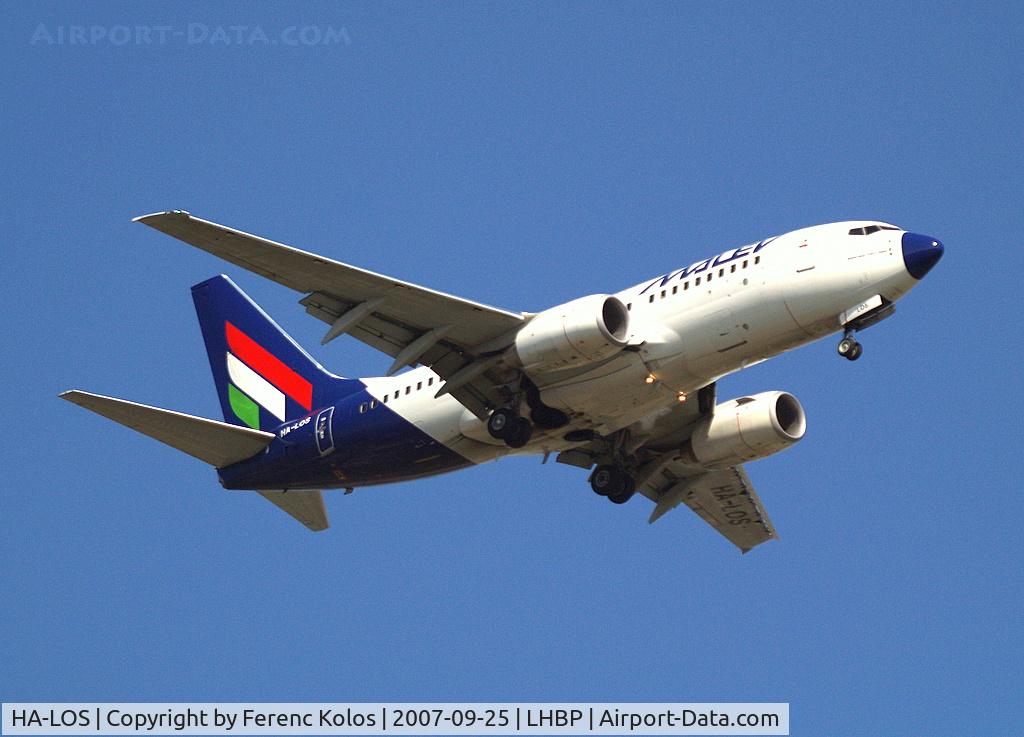 HA-LOS, 2005 Boeing 737-7Q8 C/N 29359, Ferihegy