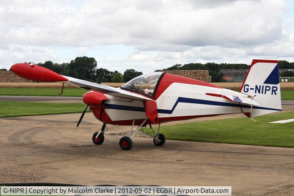 G-NIPR, 1967 Slingsby T-66 Nipper 3 C/N S108, Slingsby T-66 Nipper 3 at The Real Aeroplane Club's Wings & Wheels weekend, Breighton Airfield, September 2012.