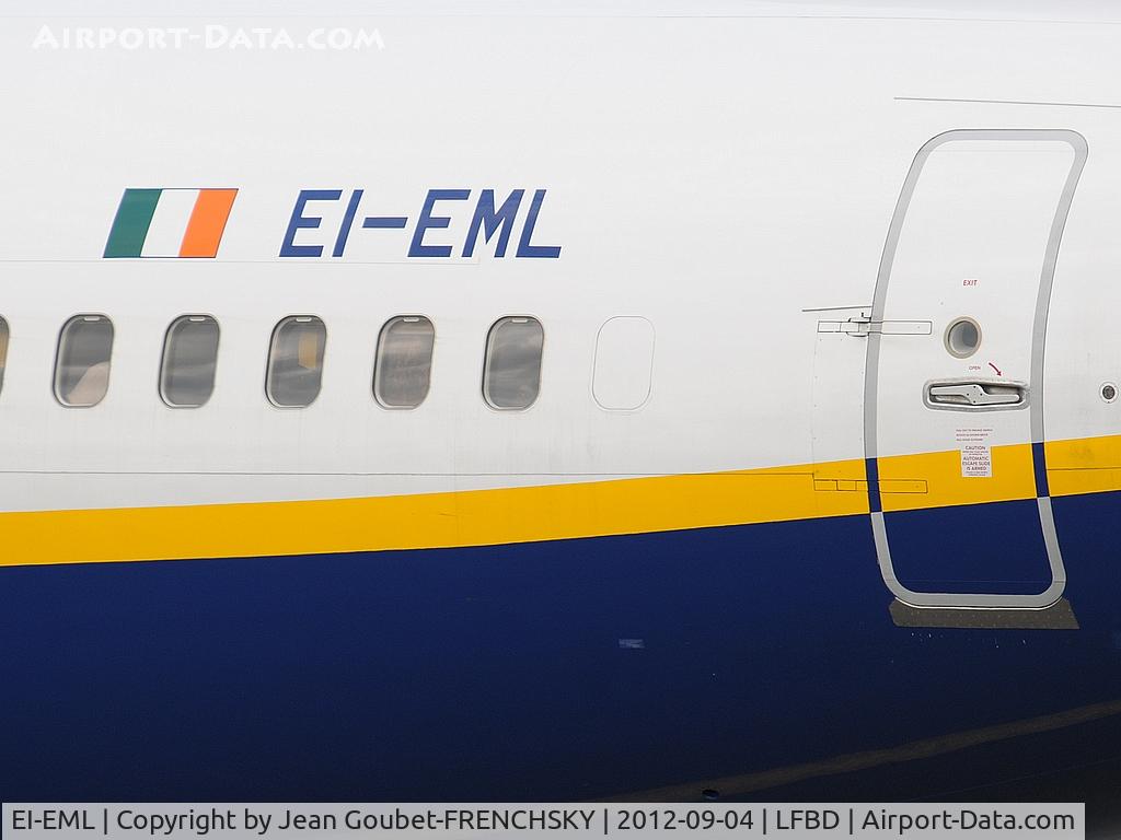 EI-EML, 2010 Boeing 737-8AS C/N 38513, FR3012 to MARSEILLE