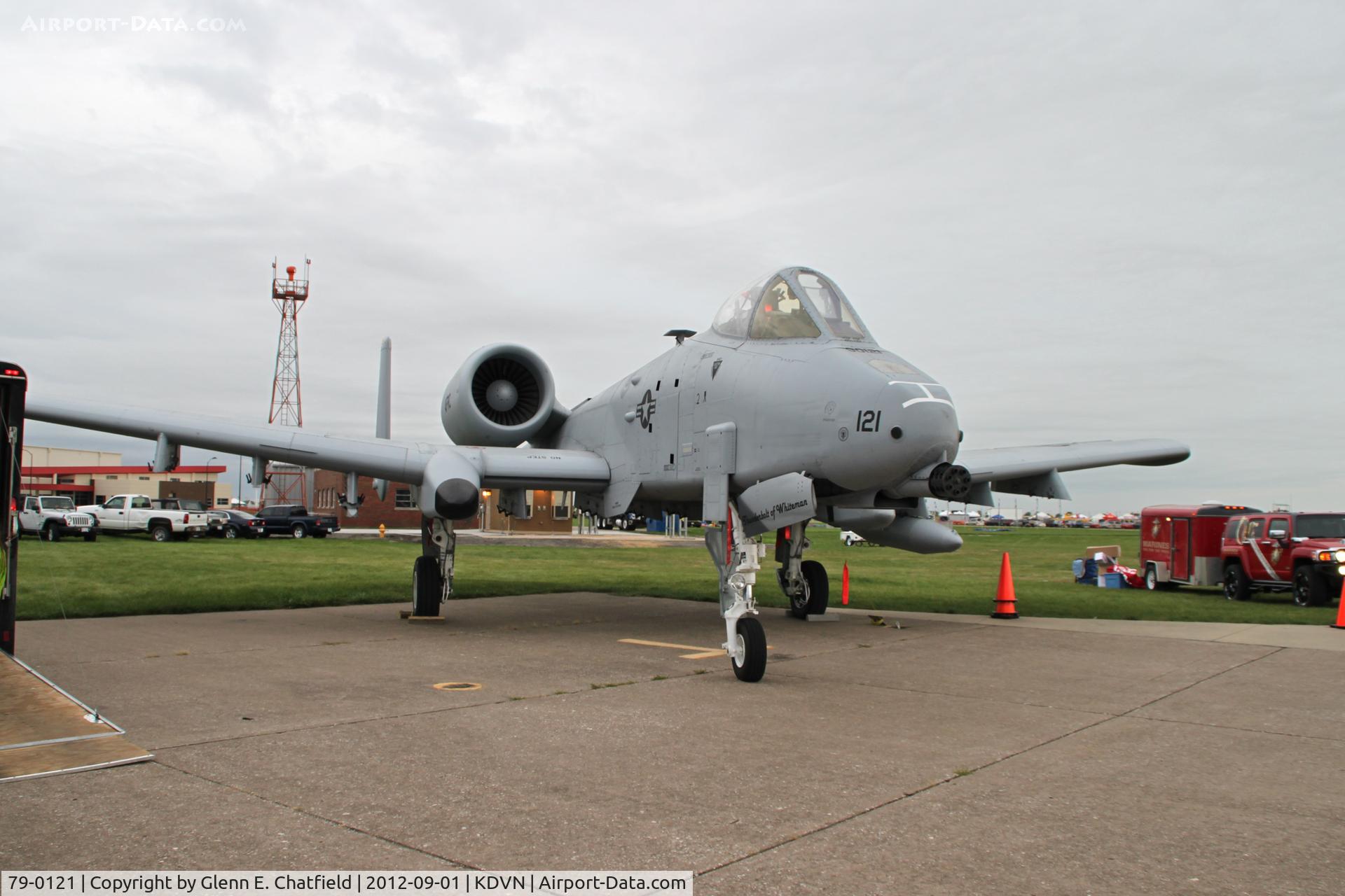 79-0121, 1979 Fairchild Republic A-10C Thunderbolt II C/N A10-0385, Quad Cities Air Show