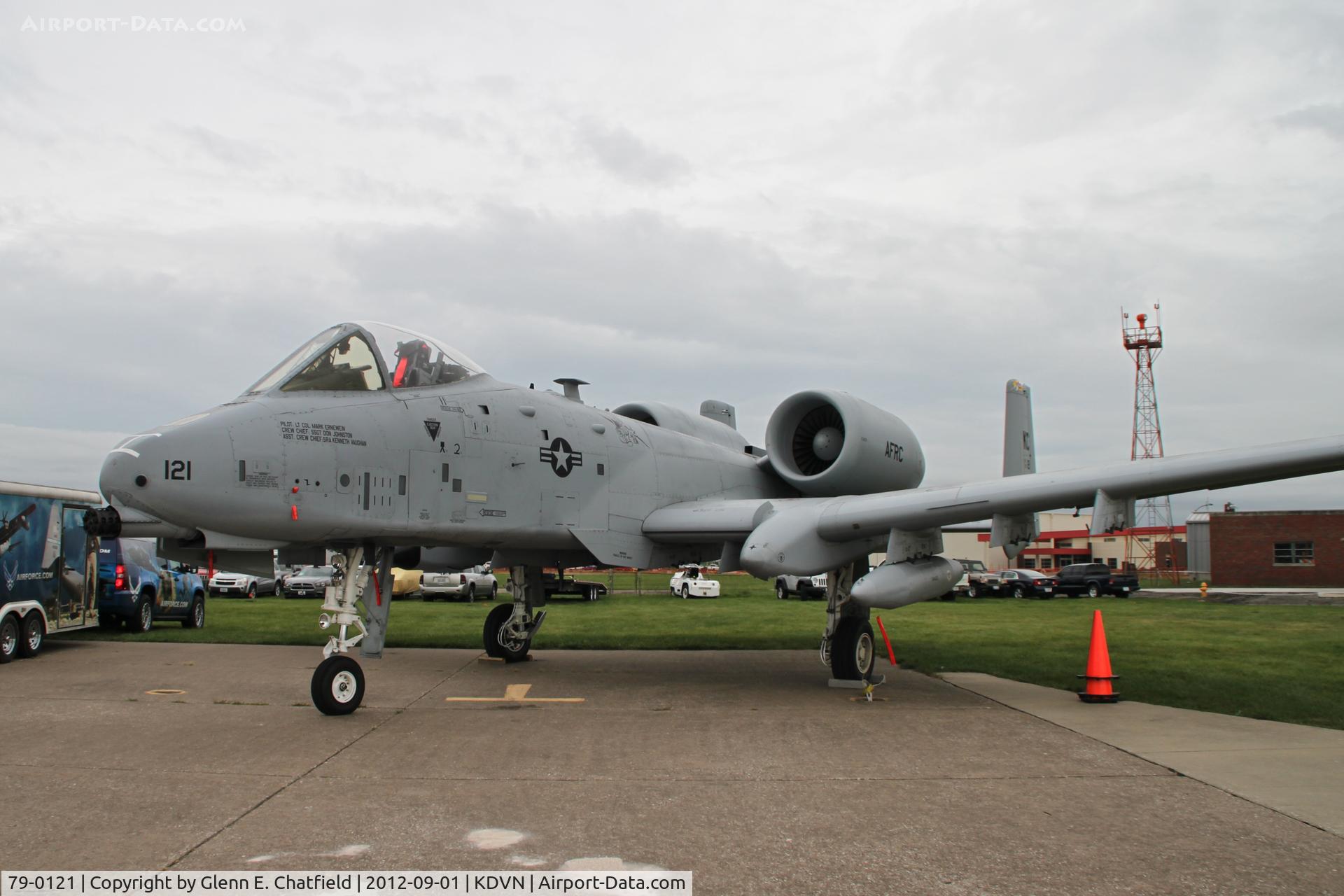 79-0121, 1979 Fairchild Republic A-10C Thunderbolt II C/N A10-0385, Quad Cities Air Show