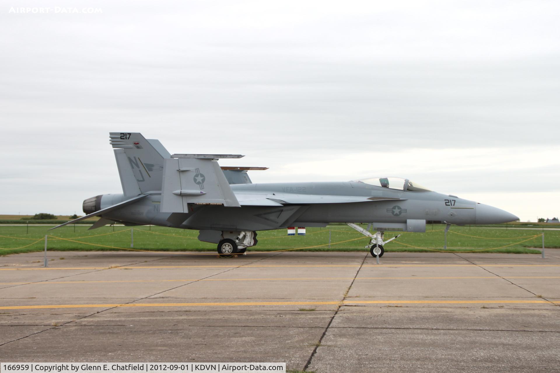166959, Boeing F/A-18E Super Hornet C/N E201, Quad Cities Air Show