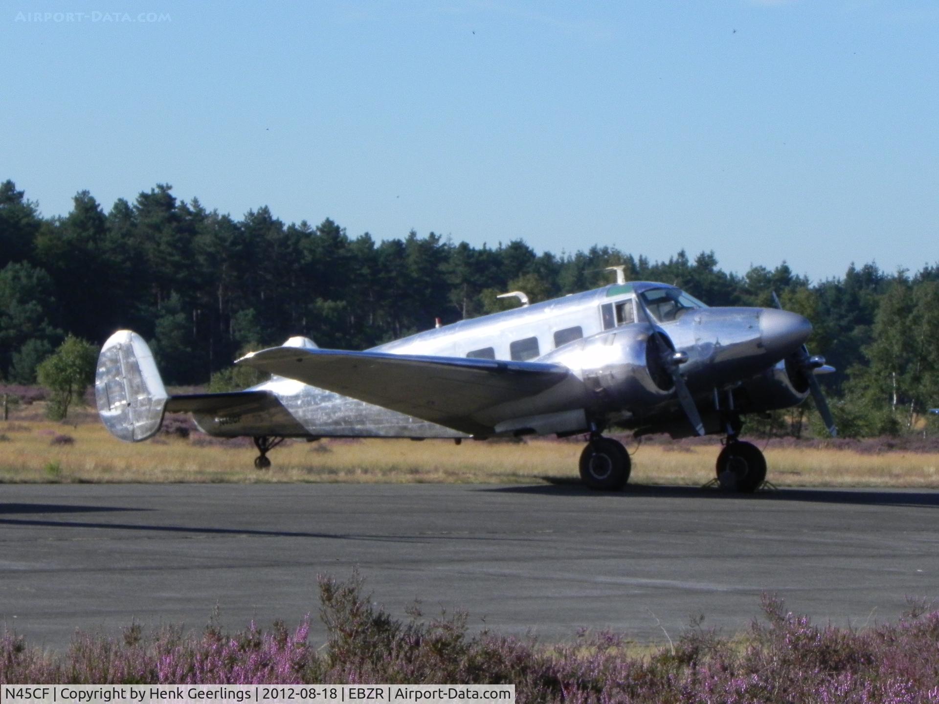 N45CF, 1959 Beech G18S C/N BA-466, Fly In