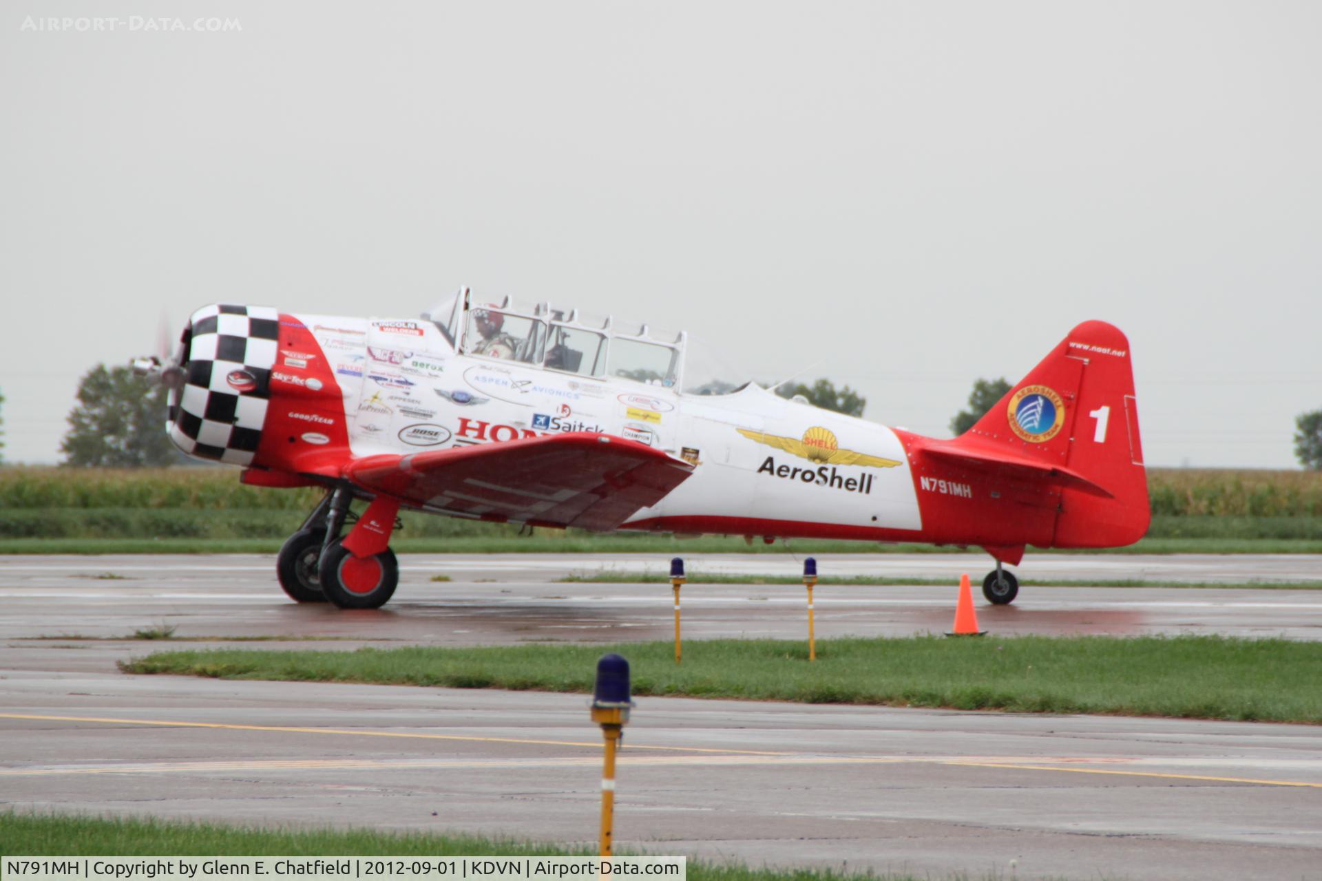 N791MH, 1951 North American T-6G Texan C/N 182-478, Quad Cities Air Show