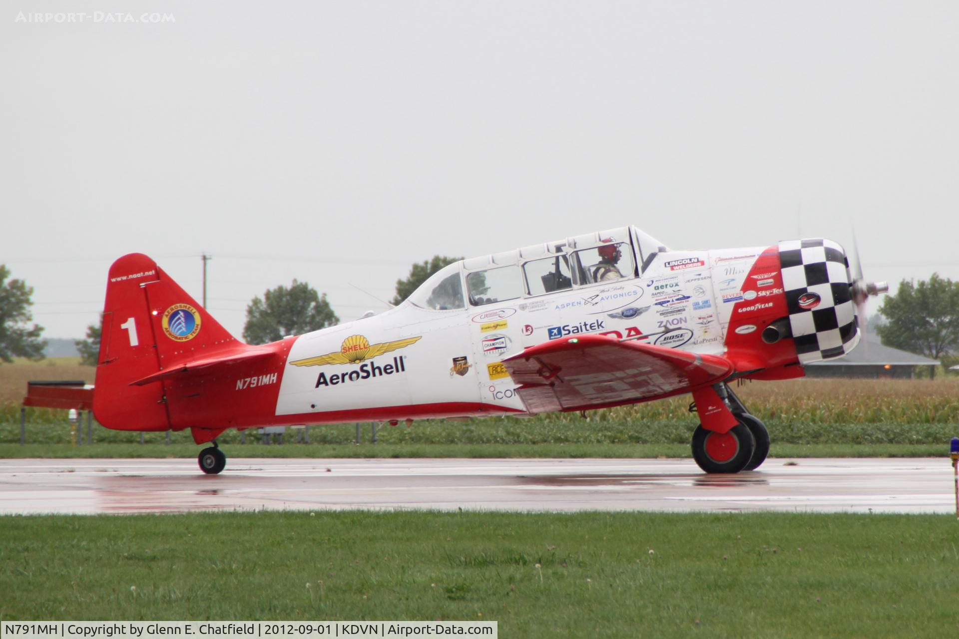 N791MH, 1951 North American T-6G Texan C/N 182-478, Quad Cities Air Show