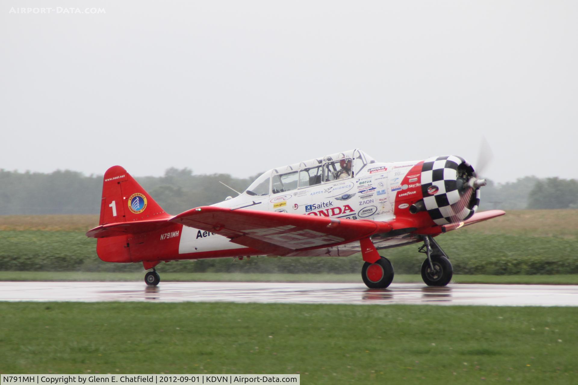 N791MH, 1951 North American T-6G Texan C/N 182-478, Quad Cities Air Show