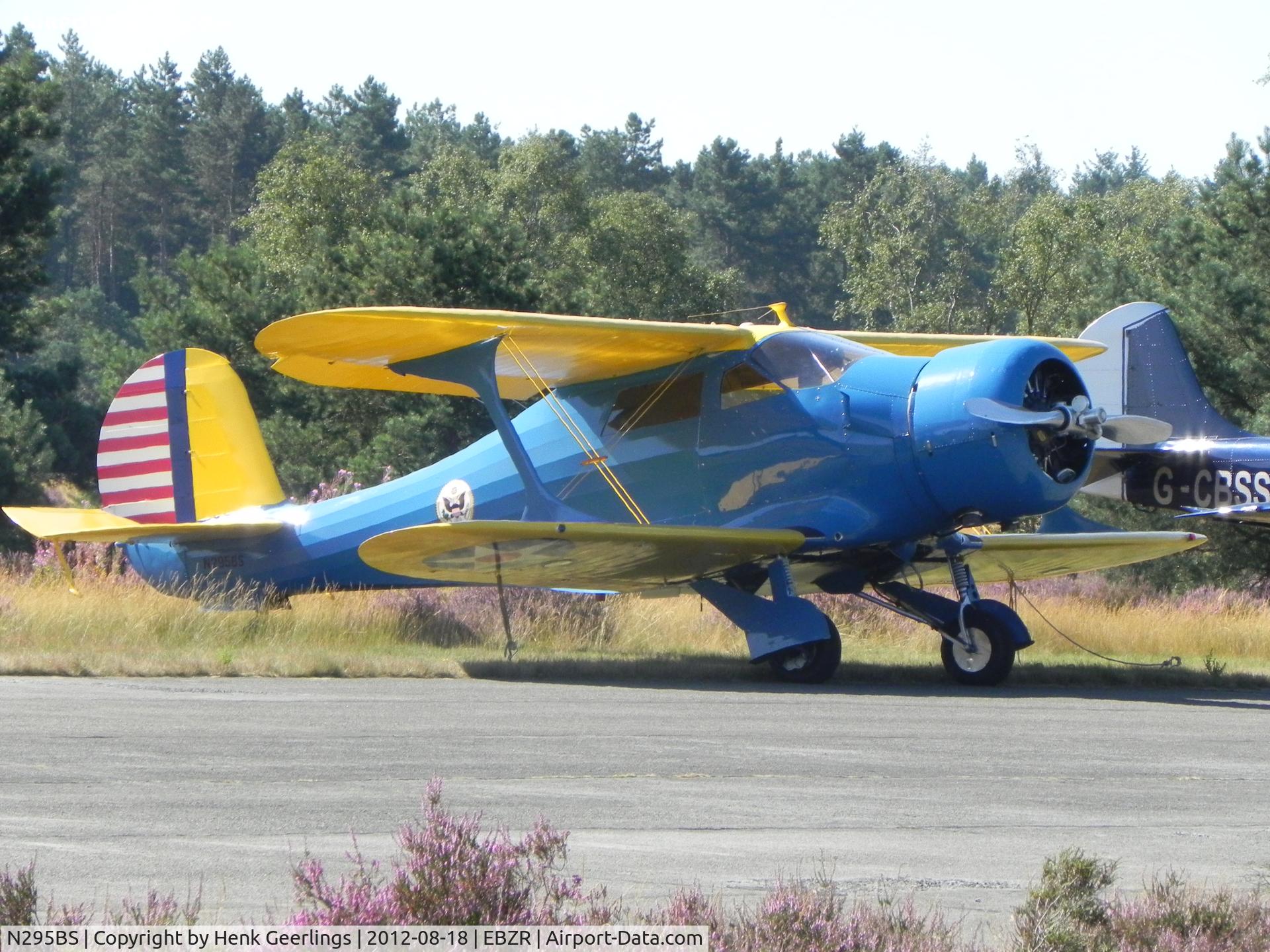 N295BS, 1939 Beech YC-43A Staggerwing C/N 295, Fly In