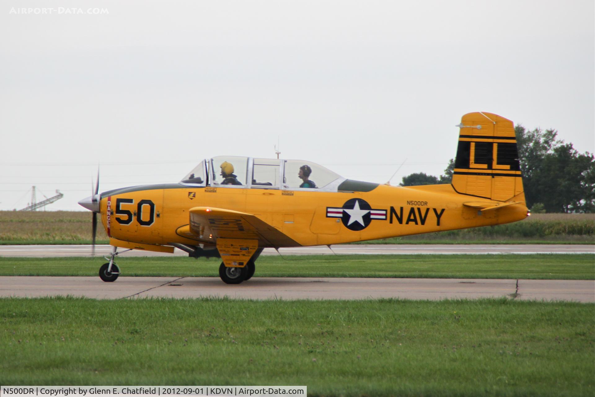 N500DR, 1954 Beech T-34A (A45) Mentor Mentor C/N G-31, Quad Cities Air Show